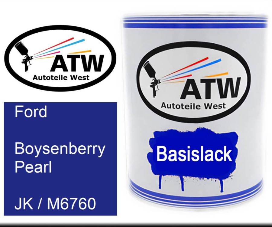 Ford, Boysenberry Pearl, JK / M6760: 1L Lackdose, von ATW Autoteile West.